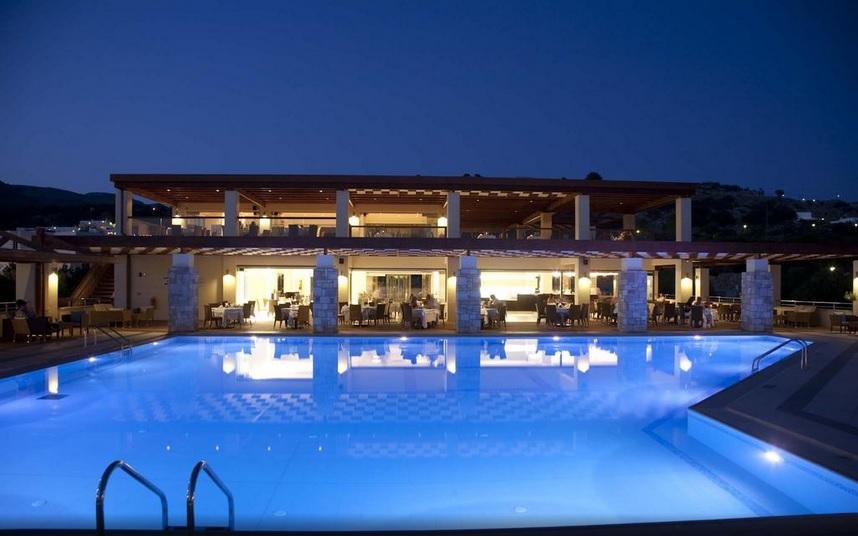 Island Blue Hotel Pefki  Bagian luar foto