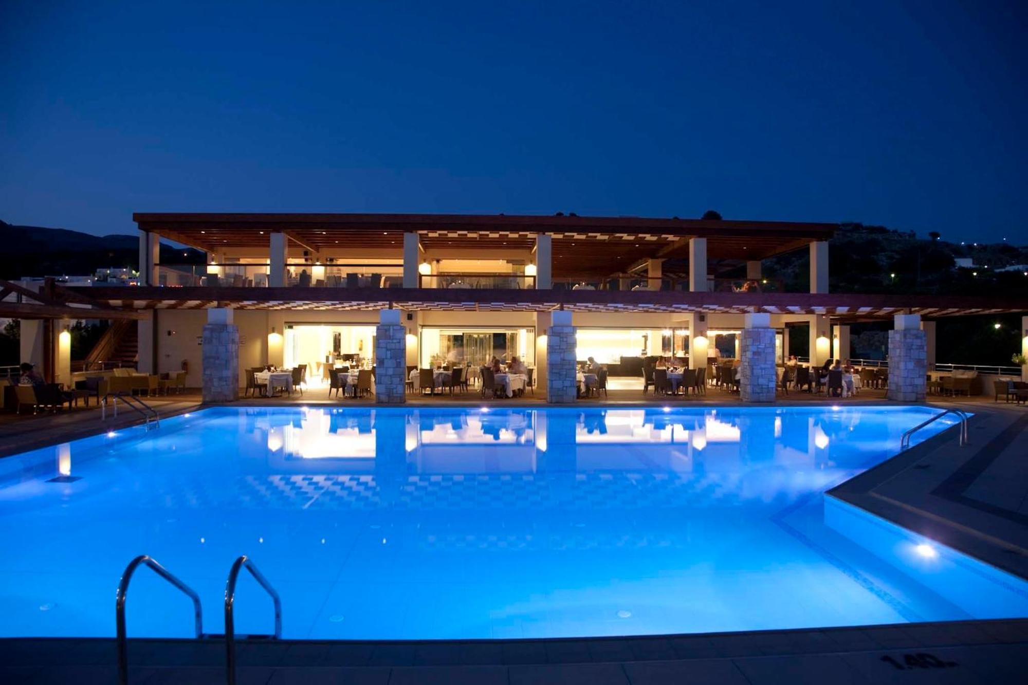 Island Blue Hotel Pefki  Bagian luar foto