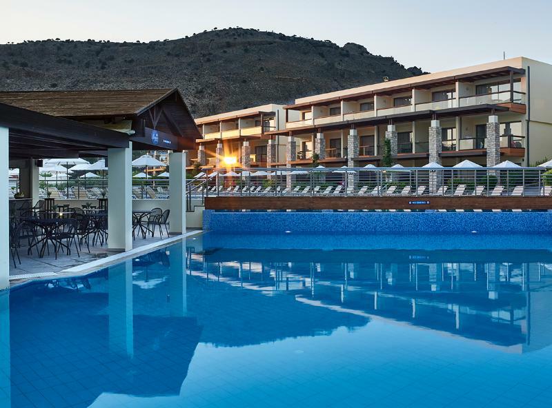 Island Blue Hotel Pefki  Bagian luar foto